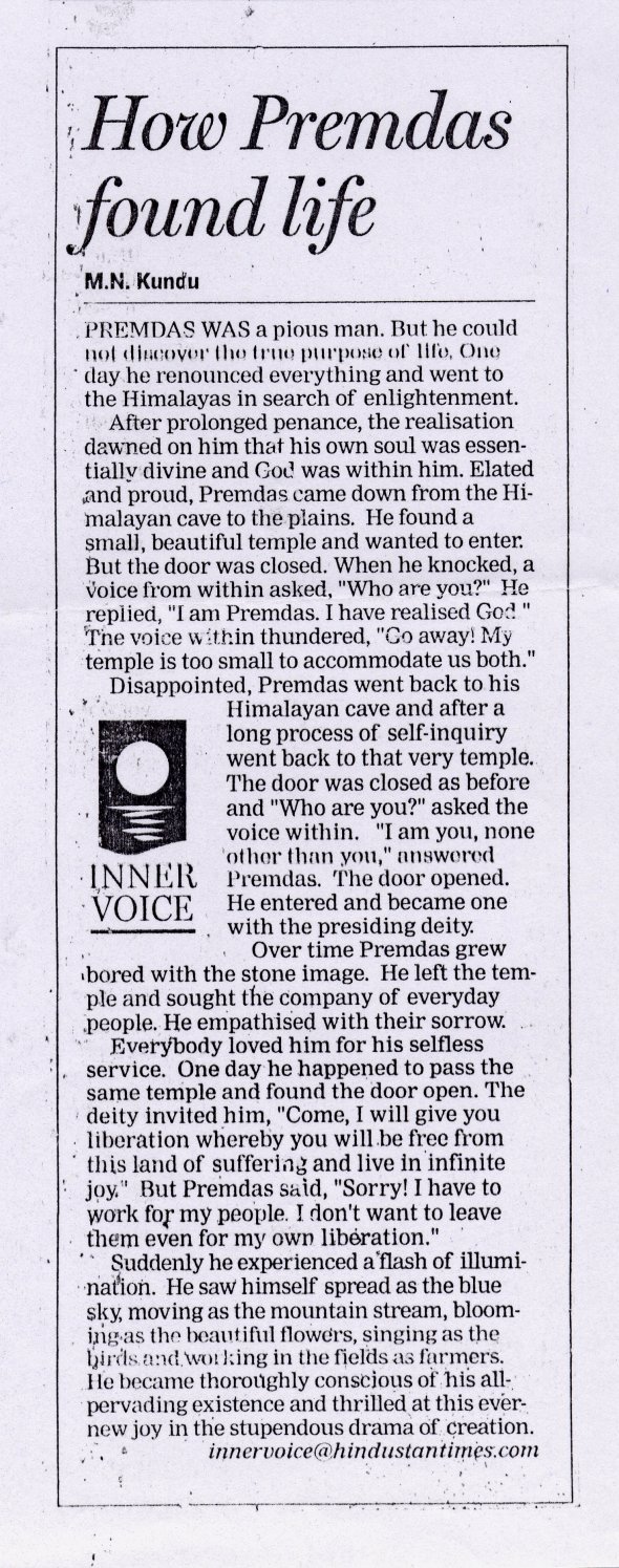 How Premdas found life